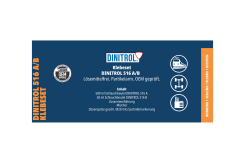 Dinitrol 516 A/B-Klebeset - 580ml A + 58ml B + Zusammenführung + Mischer