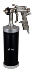 kLine Spray Gun Pro Druckbecherpistole mit Flachstrahldüse