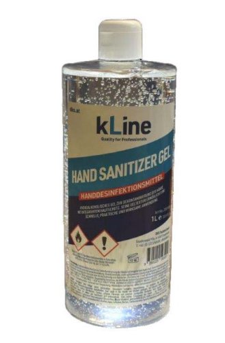 kLine Hand Sanitizer Desinfektionsgel 1 lt Flasche