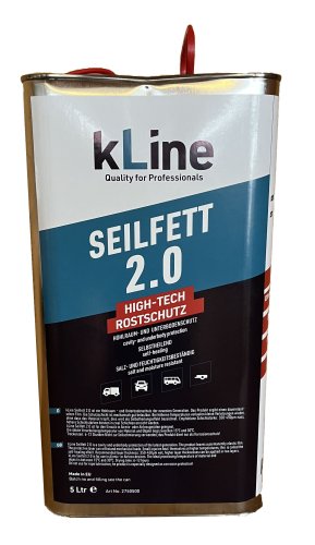 kLine Seilfett 2.0 HR-  UBS 5 lt Kanne Braun
