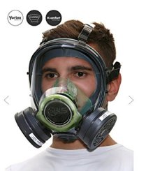 Corrosion protection full face mask including filter