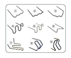 S-Clip 0.7mm 100 pcs-Pack - with predetermined breaking point