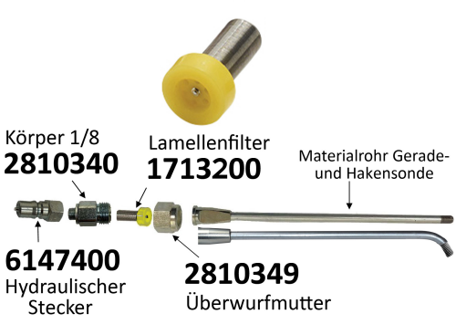 kLine Lamellenfilter 200 Mesh für Sonden 