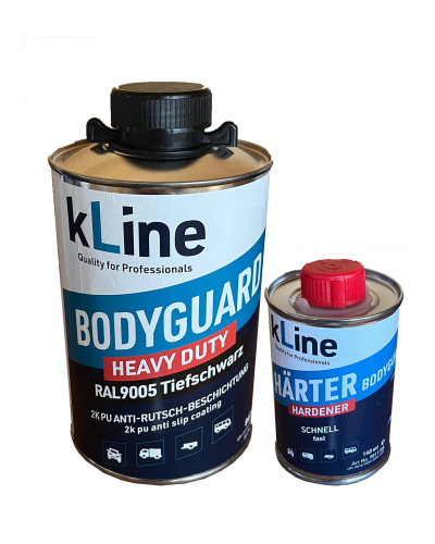 kLine Bodyguard ULTRAGRIP schwarz Set 840 ml Dose + 140 ml Härter