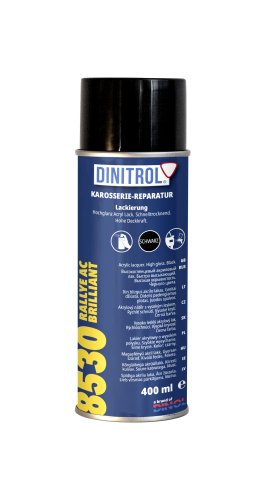 Dinitrol 8530 Acryl-Lack 400 ml Spray Schwarz Hochglanz