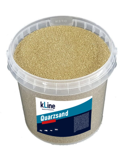 kLine Quarzsand 0,3 - 1mm 1,5 kg Eimer