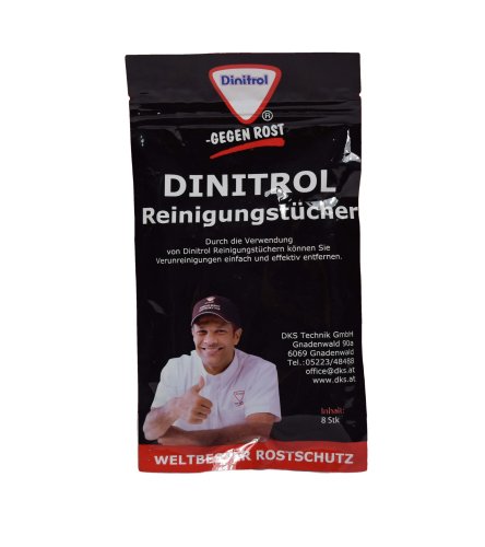 Dinitrol Cleaning Tissues with 8 Towels