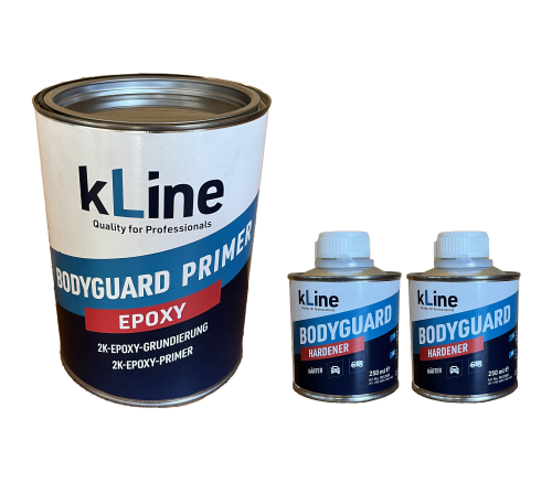 kLine Bodyguard Primer 2K-Epoxy SET Grundierung 3kg Dose + 2x 250ml Härter
