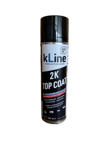 kLine 2K Top Coat 500 ml Spray Black Matt