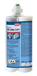 Cosmo HD-200.101 2K-Montage Klebstoff 400ml Side-by-Side grau inkl 2 Mischer