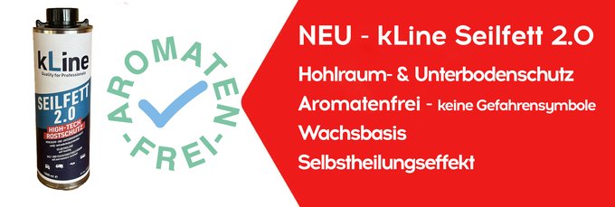 kLine Seilfett 2.0 Hohlraum- & Unterbodenschutz Braun  DKS Technik GmbH  Onlineshop - Spezialist für Rostschutz, Klebstoffe und Autopflege